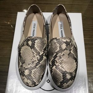 Snake Print Sneakers